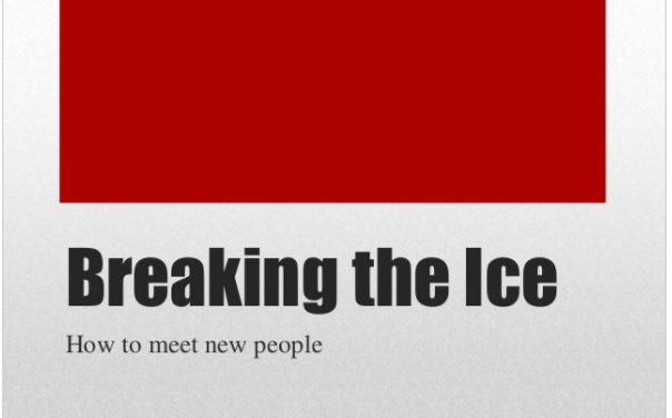 Breaking the Ice