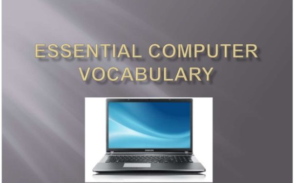 ESL Essential Computer Vocabulary