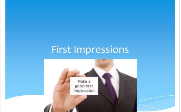 First Impressions